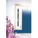 Шкаф-зеркало Бриклаер "Бали" 75 L светлая лиственница/белый глянец