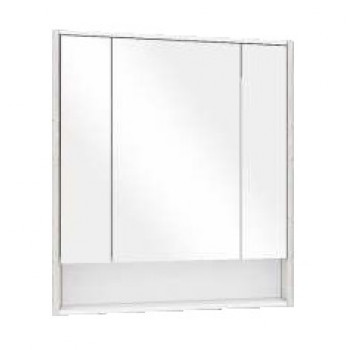 Зеркало-шкаф Акватон Рико 80, белый/ясень фабрик