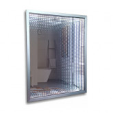  Зеркало MIXLINE Торманс 600*800 (ШВ) тоннельная подстветка, багетная рама, выключатель-датчик