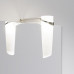 Зеркало Aqwella Леон-МР 40 со светильником, дуб сонома