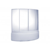 Шторка для ванны BAS Алегра 150*100 стекло